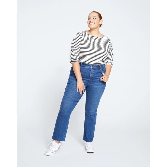 Riviera High Rise Bootcut Jeans - Size 26 - Stonewash Indigo - Picture 2 of 7